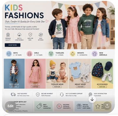 KIDS FASHIONS